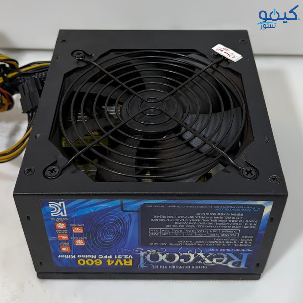 باور سبلاي كمبيوتر باور أكس RV4 600 V2.3 PFC Noise Killer 600W (إستعمال خارج)