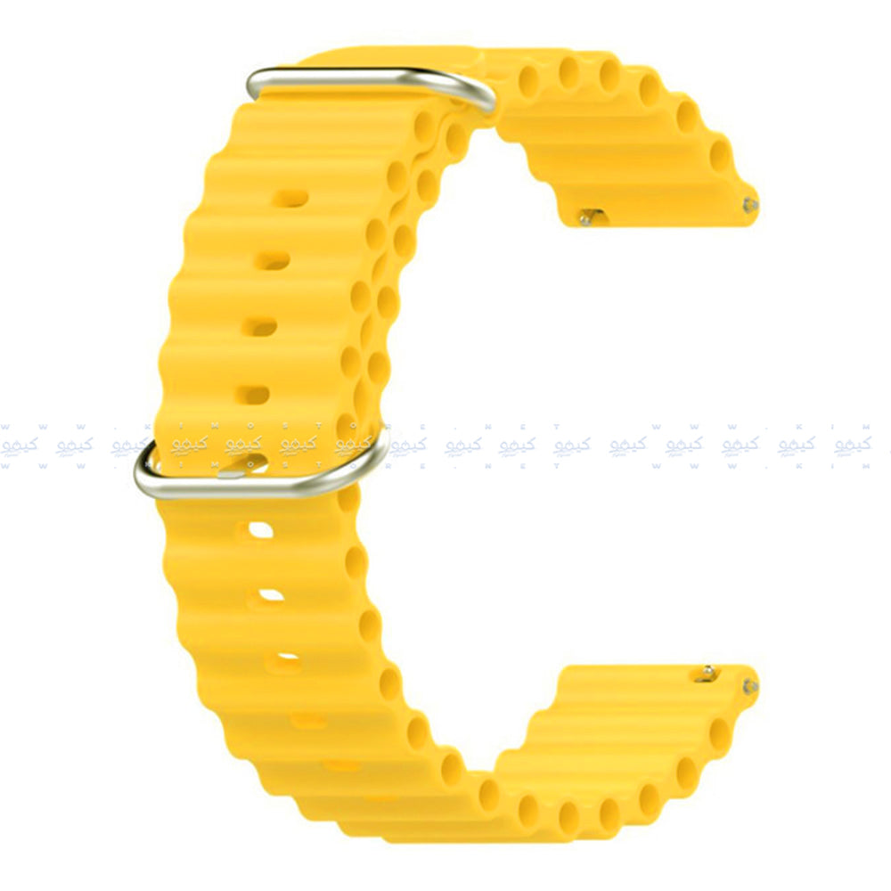 Ribbed Silicone Watch Strap (20mm)