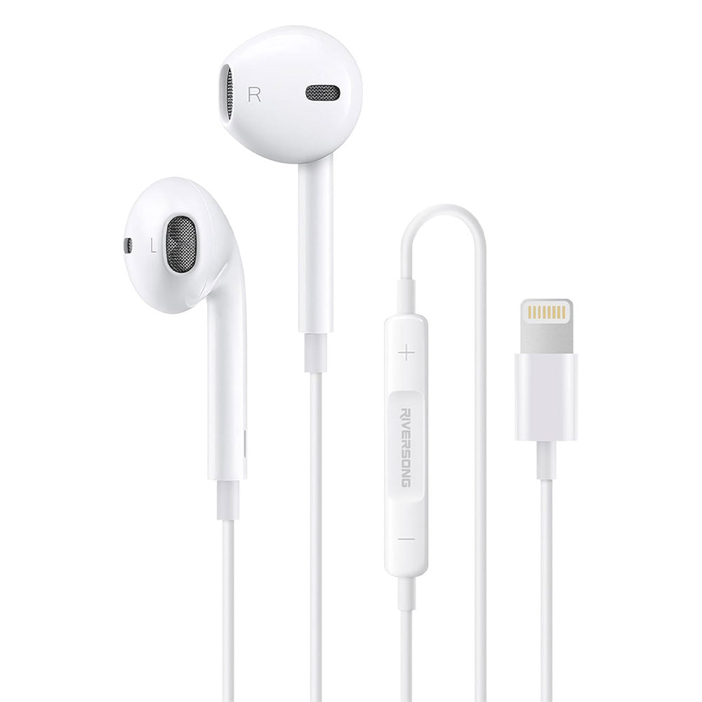 Riversong Melody L+ EA137 Lightning Earphone - White