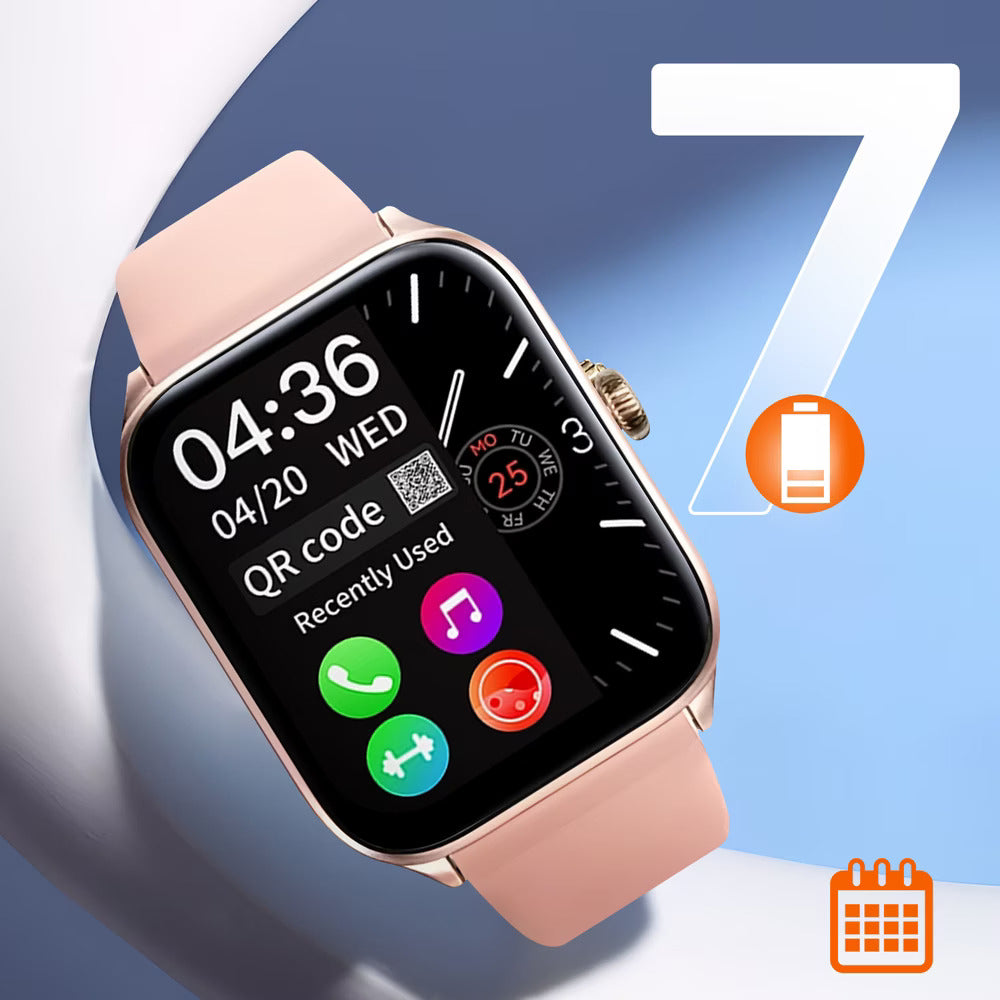 ساعة سمارت ريفرسونج Motive 6 Pro SW62 هيكل روز جولد مع سوار سيليكون روز جولد 