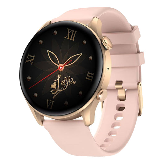 Riversong Motive 7C SW71 Smart Watch Rose Gold Case With Silicone Rose Gold Strap