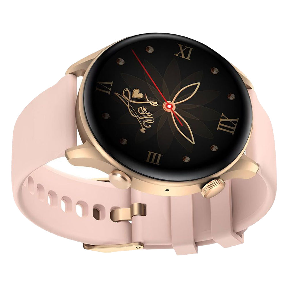 Riversong Motive 7C SW71 Smart Watch Rose Gold Case With Silicone Rose Gold Strap