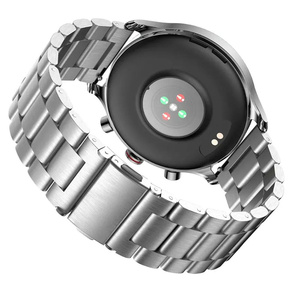 ساعة سمارت ريفرسونج Motive 9 Max SW903 هيكل ستانلس ستيل مع سوار ستانلس ستيل و سوار سيليكون