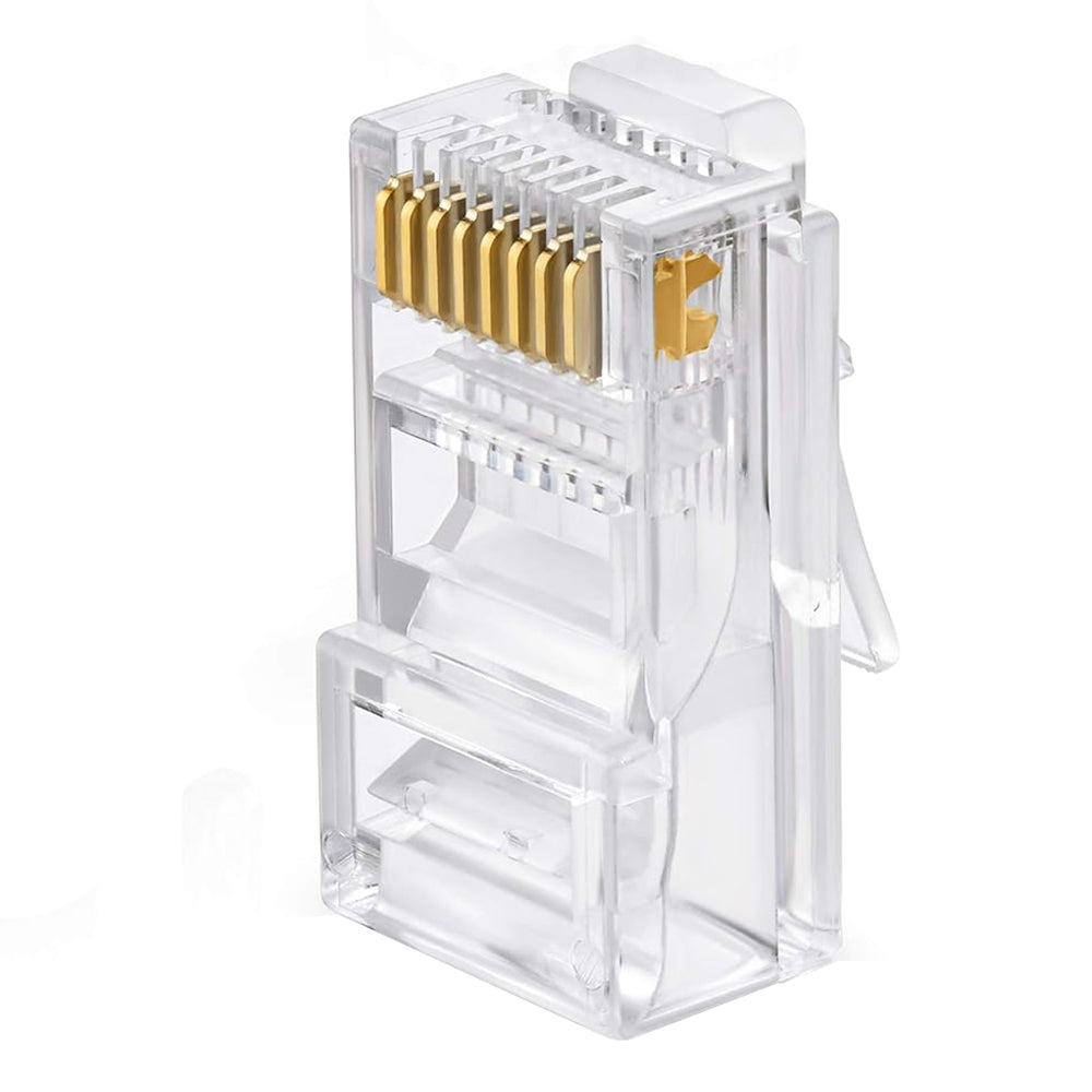 آر جي 45 بلاستيك رووت CAT6 Passthrough