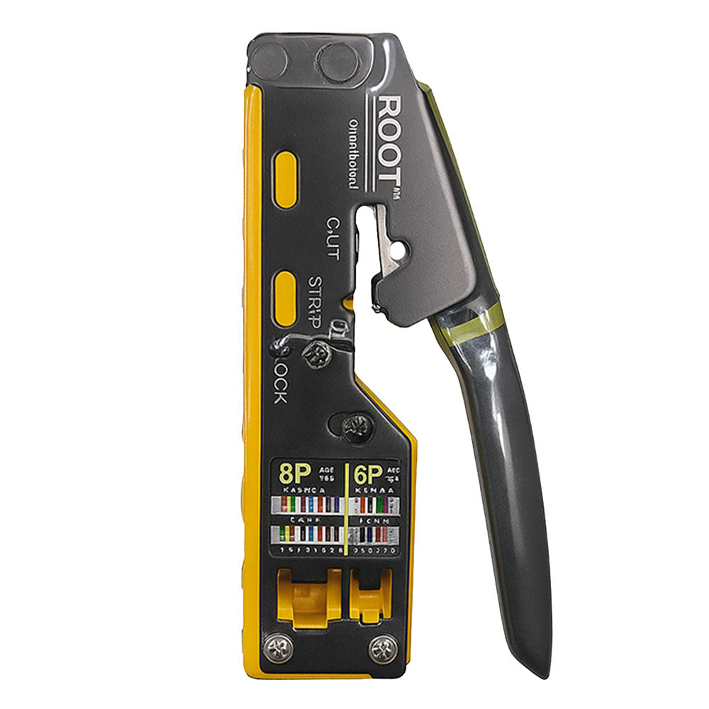 Root Passthrough RJ Tool RJ11+RJ45