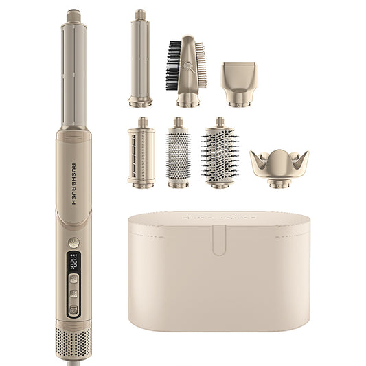 Rush Brush Curler Air Wrapper X2 1400W - Champagne