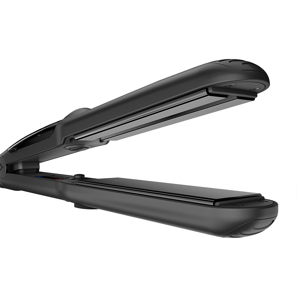 Rush Brush Hair Straightener X5 Steamer 50W - Black