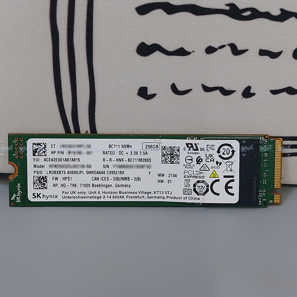 هارد درايف اس كيه هاينكس 256 جيجابايت M.2 SSD NVMe PCIe BC501/BC711 (استعمال خارج)