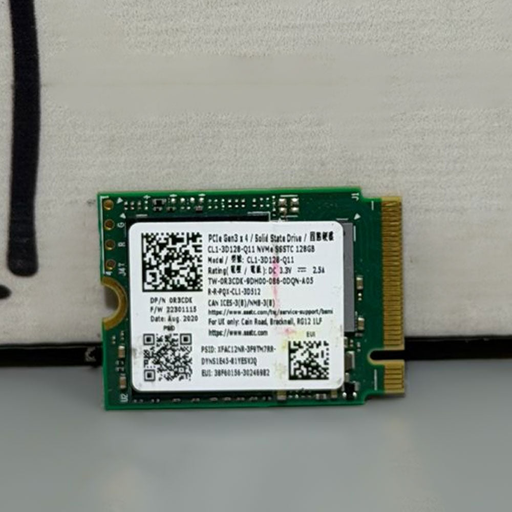 هارد درايف 128 جيجابايت CL1-3D128-Q11 NVMe PCIe M.2 2230 SSD SSSTC (استعمال خارج)