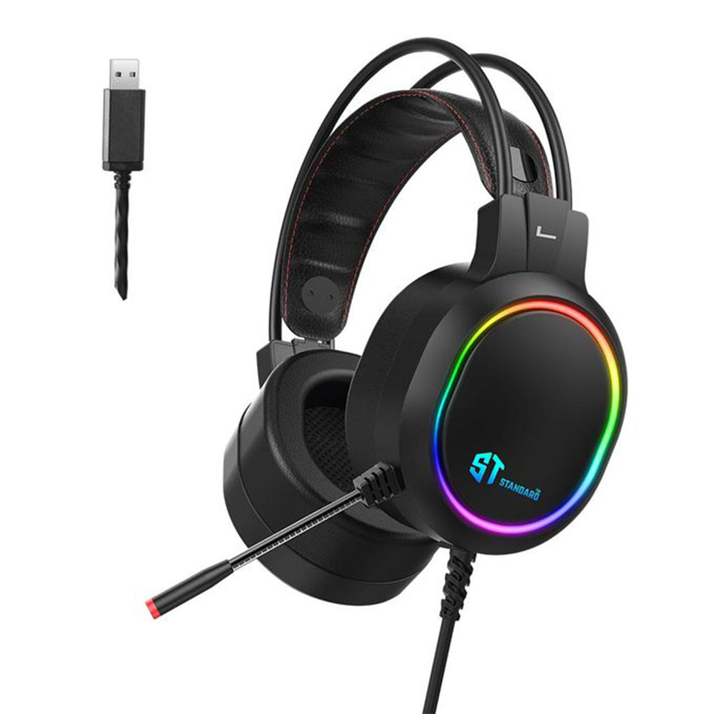 ST-Standard GM-09 Stereo RGB Gaming Headset 7.1 Surround Sound
