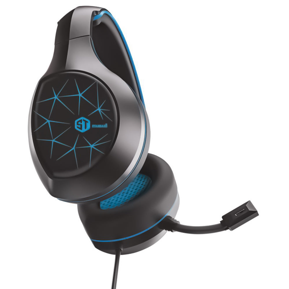 ST-Standard GM-2100ENC Stereo Gaming Headset 7.1 Surround Sound With Noise-Cancelling Mic - Blue