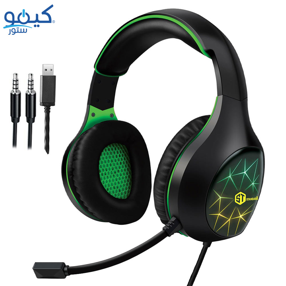 ST-Standard GM-3502LG Stereo Rainbow Gaming Headset