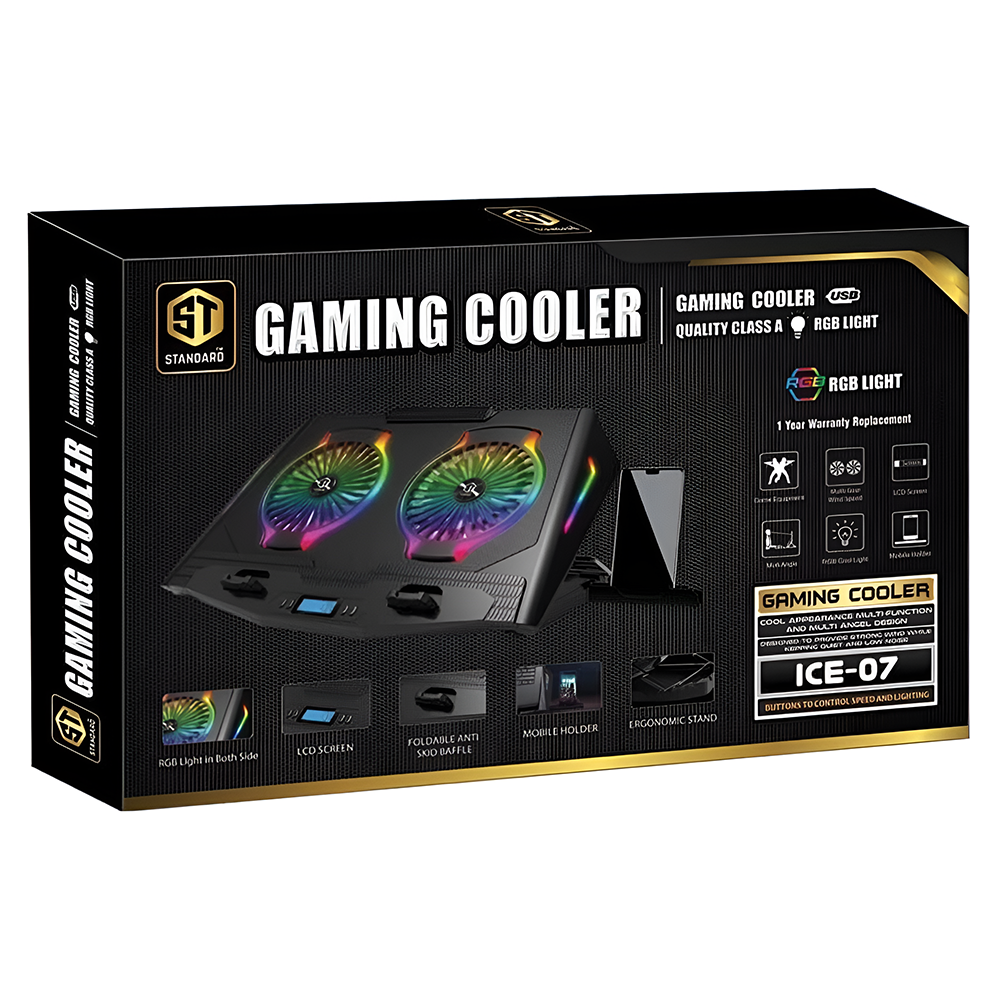 ST-Standard ICE-07 RGB Gaming Laptop Cooling Pad