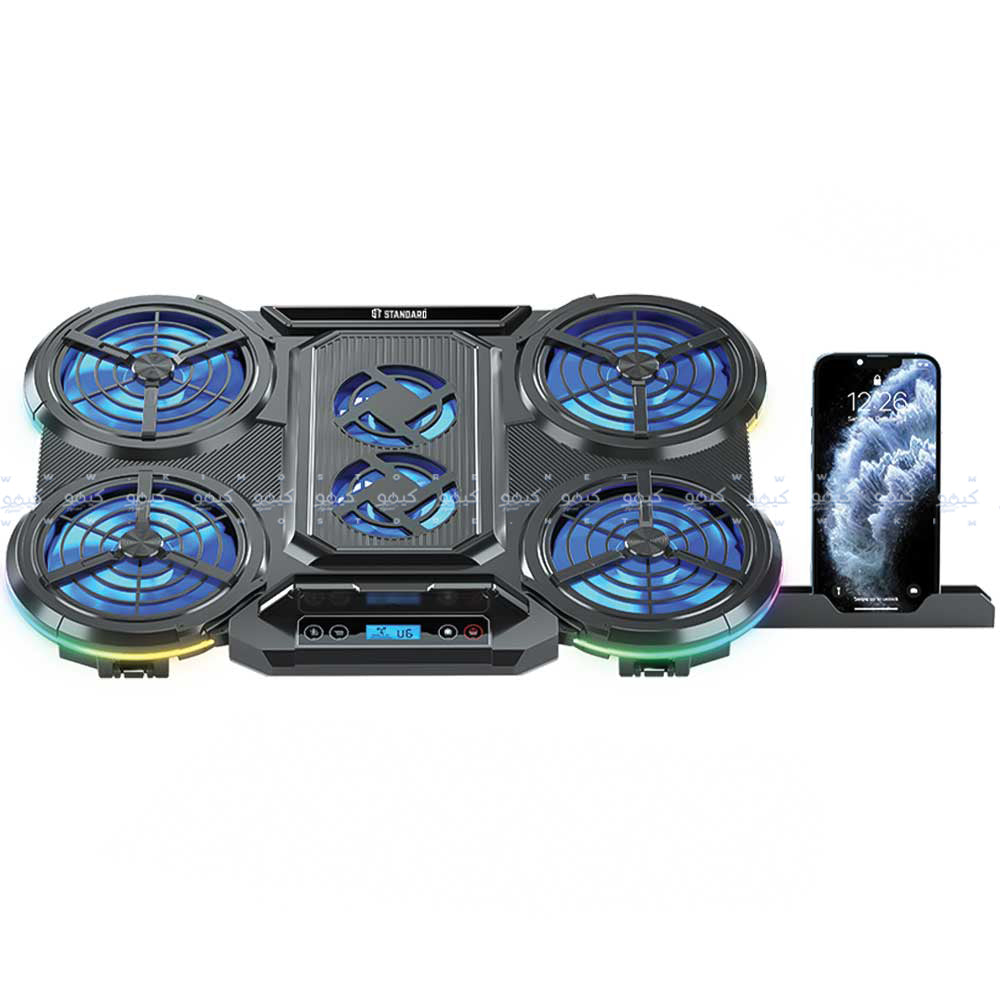 لوحة تبريد لاب توب اس تي-ستاندرد RGB جيمنج ICE-08