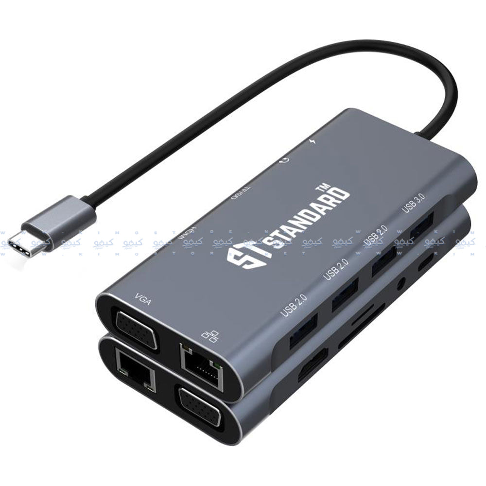 ST-Standard ST-9591A+ Type-C 11In1 4K Docking Station