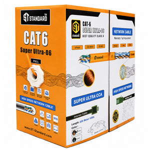 كابل نت وورك اس تي-ستاندرد 305 متر Ultra-06 Cat6 UTP - برتقالي