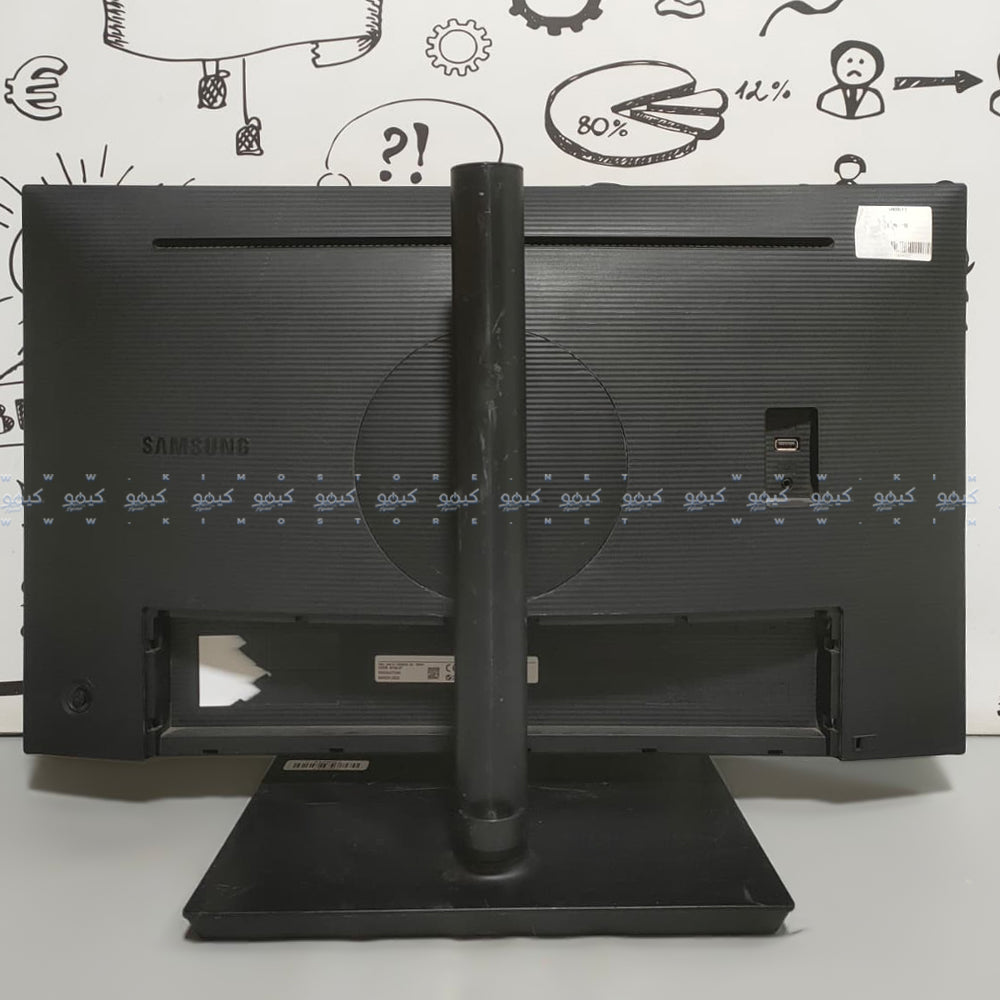 شاشة سامسونج 27H85X مسطحة 27 بوصة IPS LED 2K HDMI بدون إطار (استعمال خارج)