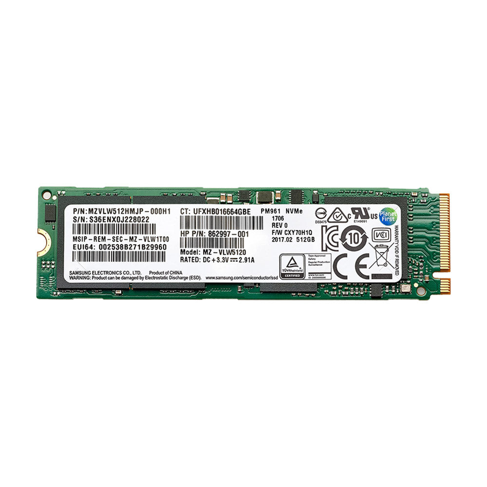 هارد درايف M.2 SSD سامسونج 512 جيجابايت MZ-FLW5120 NVMe PCIe (استعمال خارج)