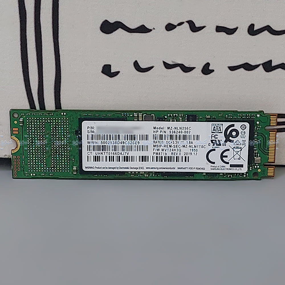 Samsung MZ-NLN256C 256GB NVMe PCIe M.2 SSD (Original Used)