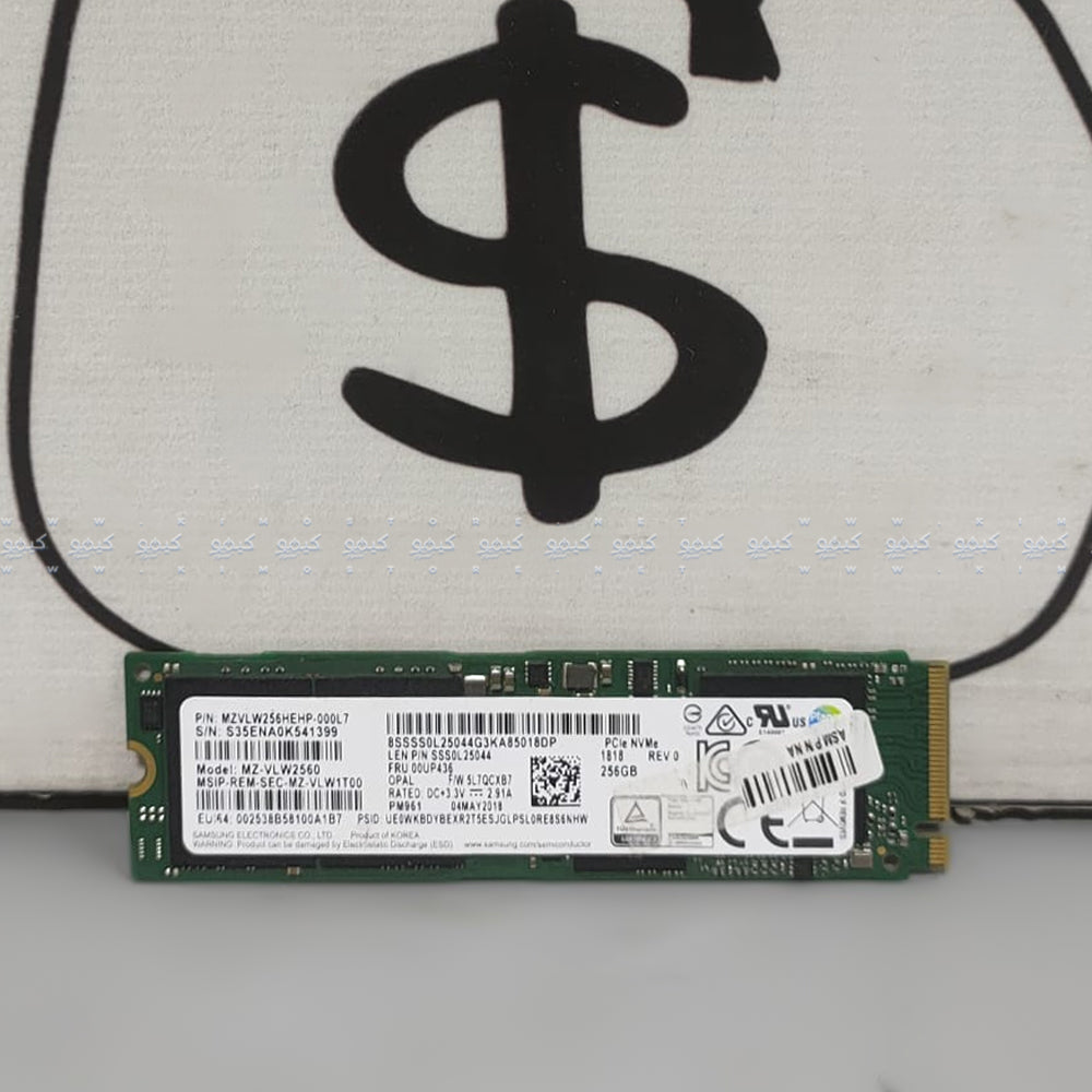 Samsung MZ-VLW 256GB NVMe PCIe M.2 2280 SSD (Original Used)