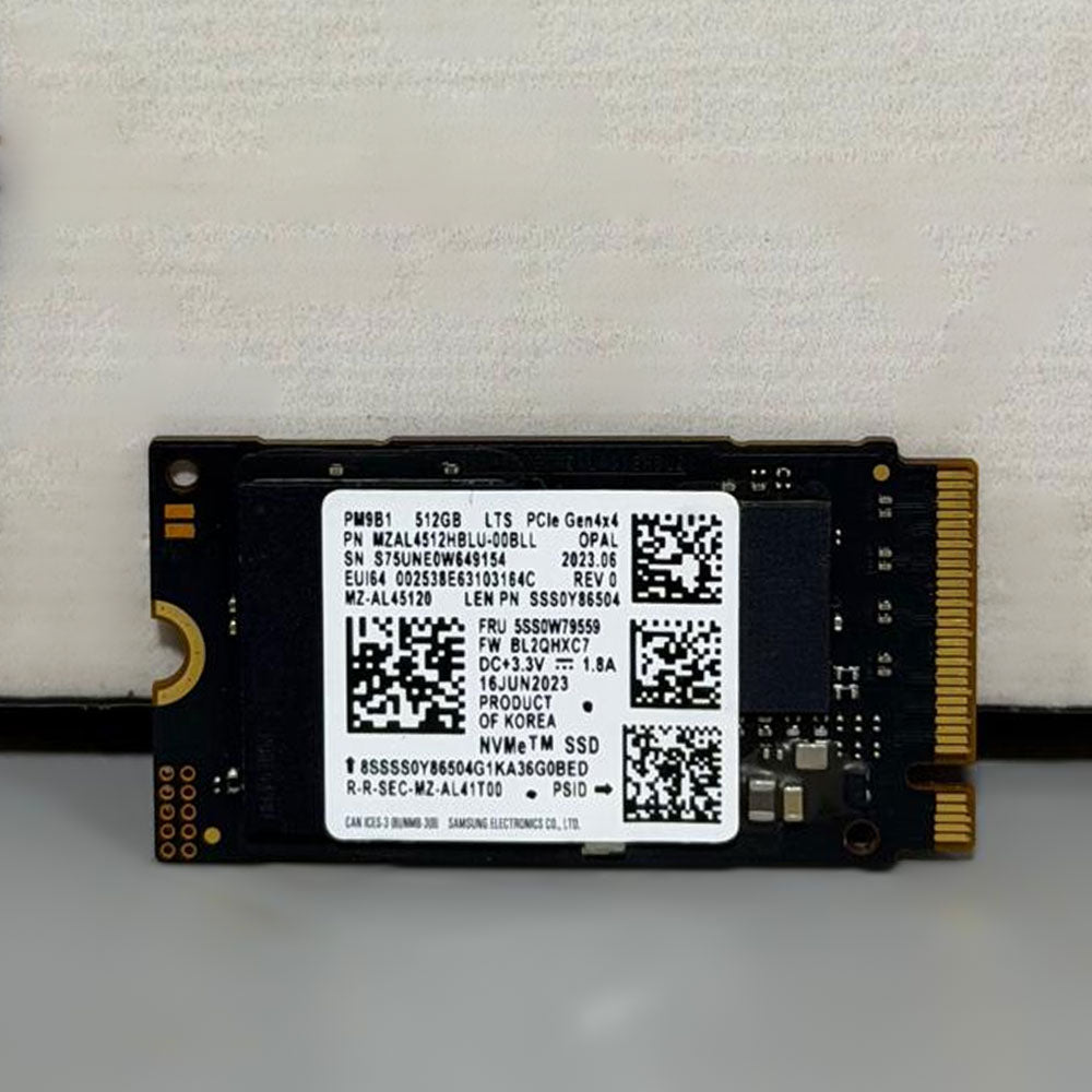 Samsung PM9B1 MZ-AL45120 512GB NVMe PCIe M.2 2242 SSD (Original Used)