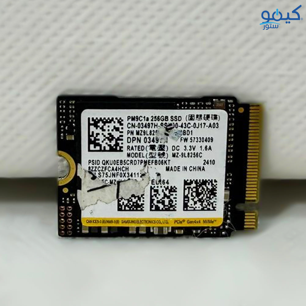 هارد درايف سامسونج 256 جيجابايت NVMe PCIe Gen4 x4 2230 M.2 SSD PM9C1 (استعمال خارج)