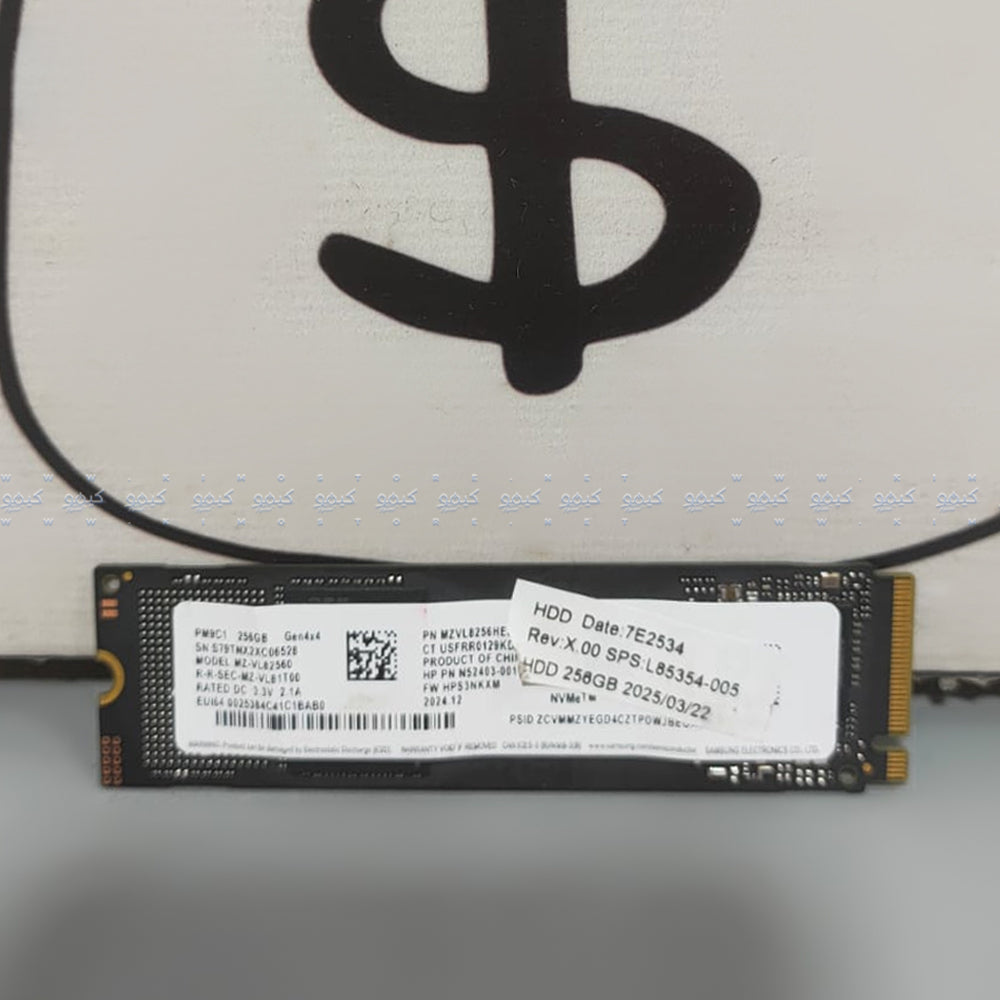 Samsung PM9C1 256GB NVMe PCIe Gen4 x4 2280 M.2 SSD (Original Used)