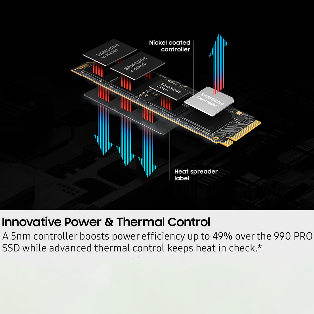 هارد درايف M.2 SSD سامسونج 4 تيرابايت 9100 PRO NVMe PCIe