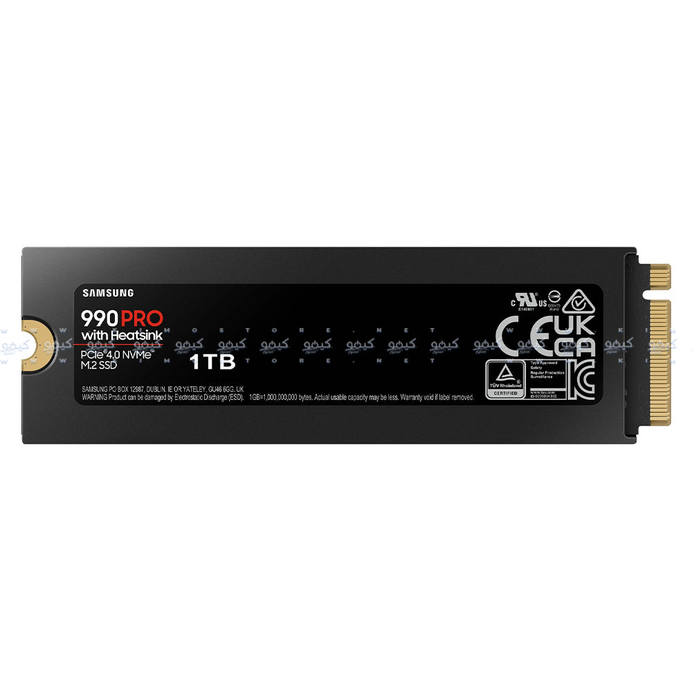 هارد درايف M.2 SSD سامسونج 1 تيرابايت مع مبرد حراري 990 Pro NVMe PCIe 