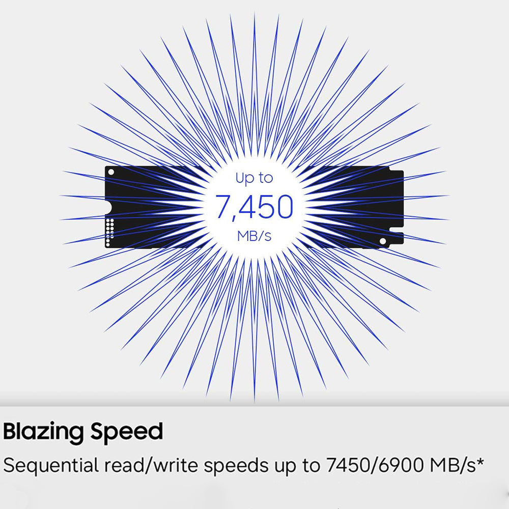 هارد درايف M.2 SSD سامسونج 4 تيرابايت مع مبرد حراري