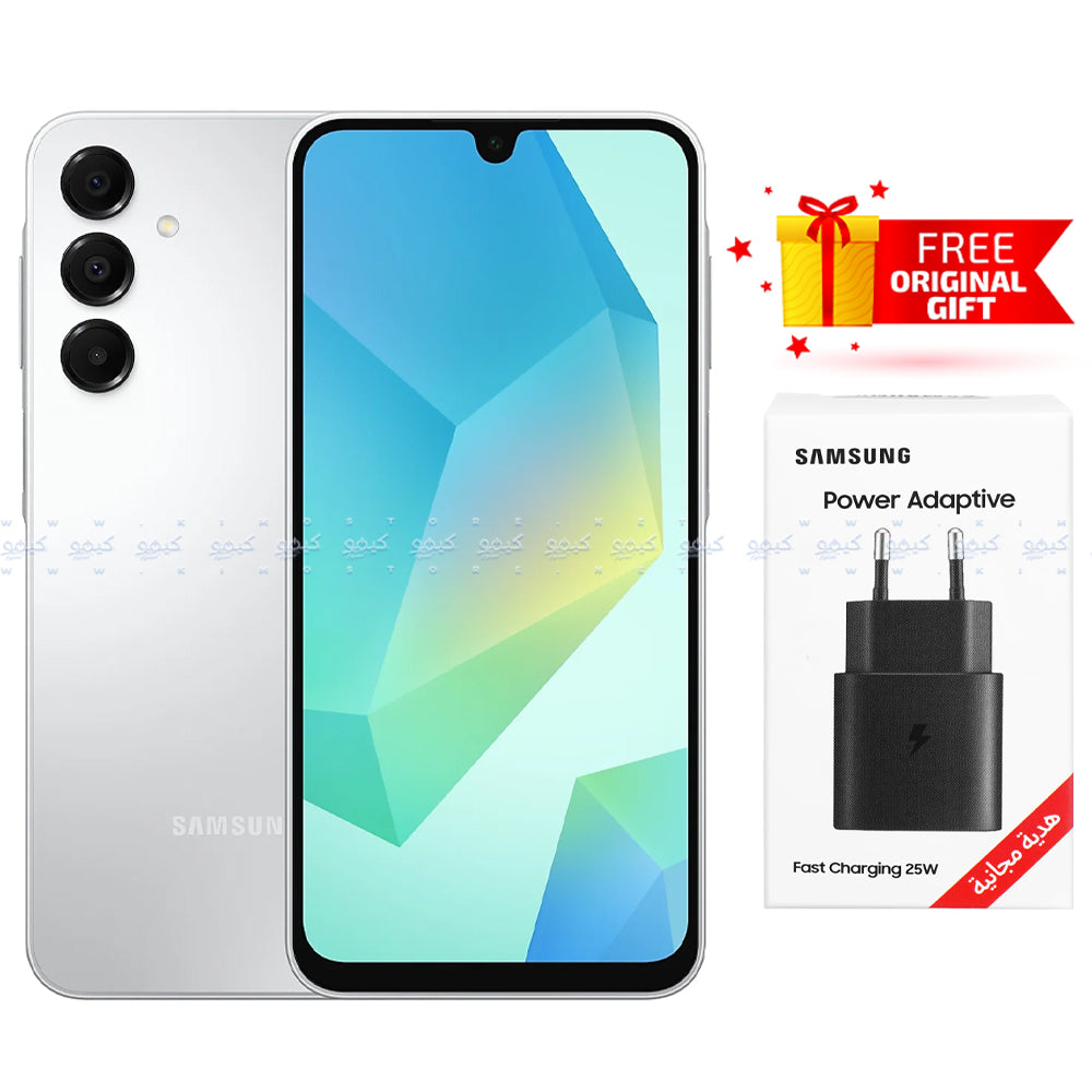 موبايل سامسونج جلاكسي A16 ثنائي الشريحة (128 جيجا / 4 جيجا رام / شاشة 6.7 بوصة / تقنية 4G LTE) 