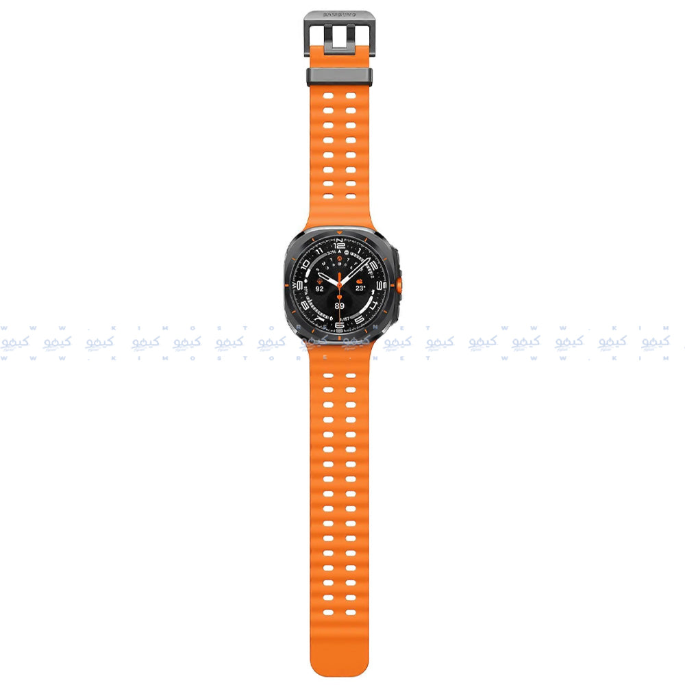 Samsung Galaxy Watch Ultra SM-L705F Smart Watch (47mm - GPS) Titanium Gray Case With Orange Strap