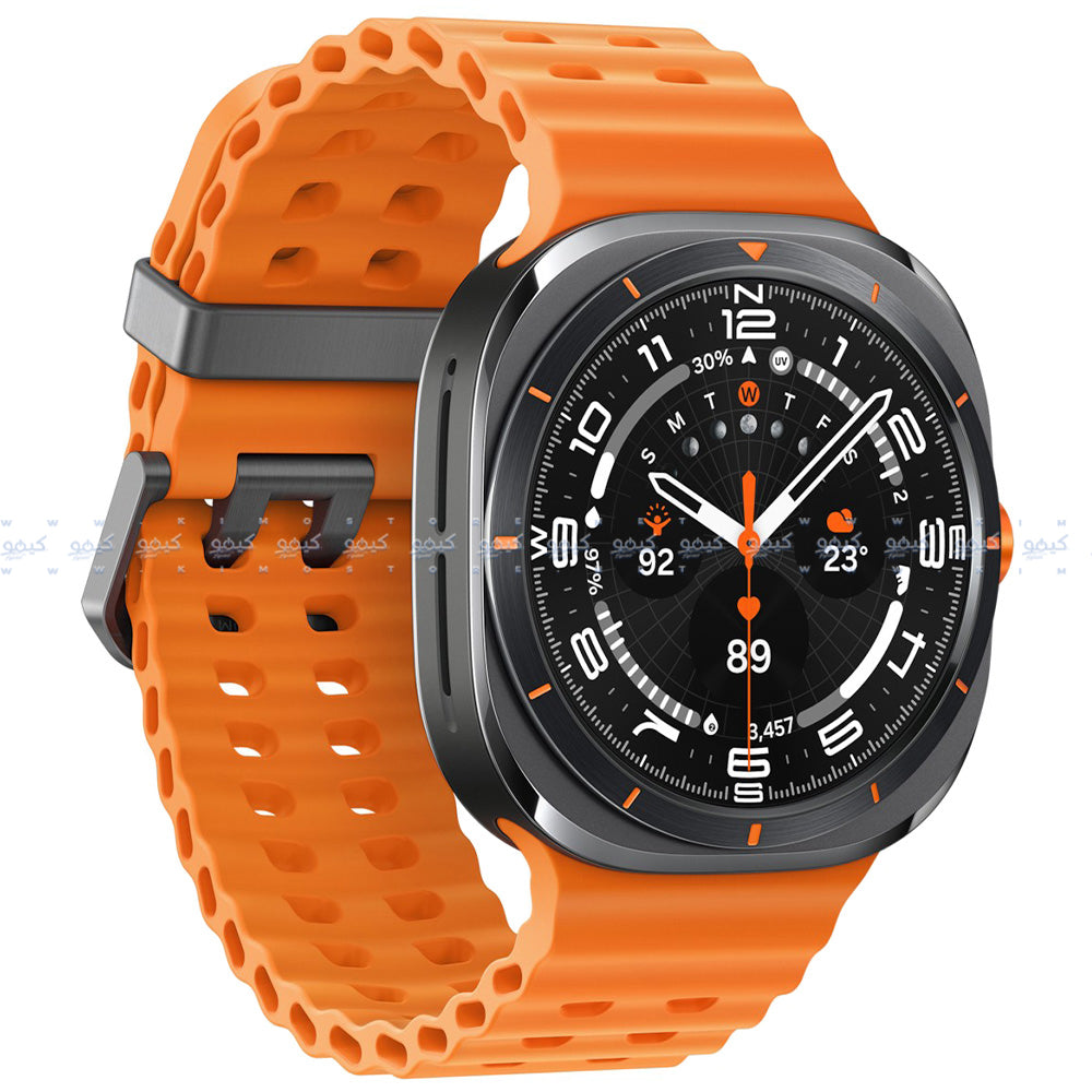 Samsung Galaxy Watch Ultra SM-L705F Smart Watch (47mm - GPS) Titanium Gray Case With Orange Strap