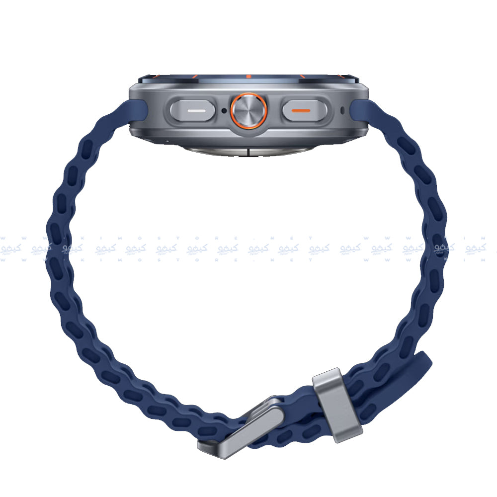 Samsung Galaxy Watch Ultra (2025) SM-L705F Smart Watch (47mm - GPS - LTE) Titanium Blue Case With Blue Strap