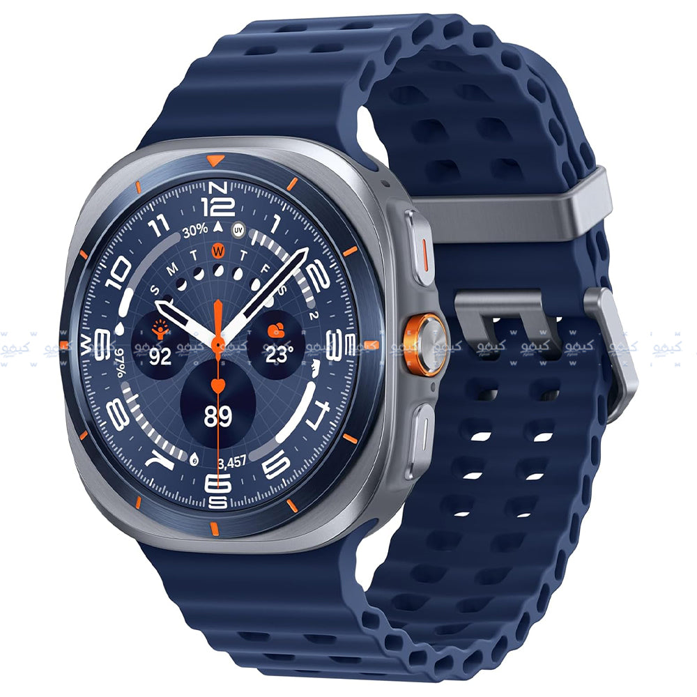 Samsung Galaxy Watch Ultra (2025) SM-L705F Smart Watch (47mm - GPS - LTE) Titanium Blue Case With Blue Strap