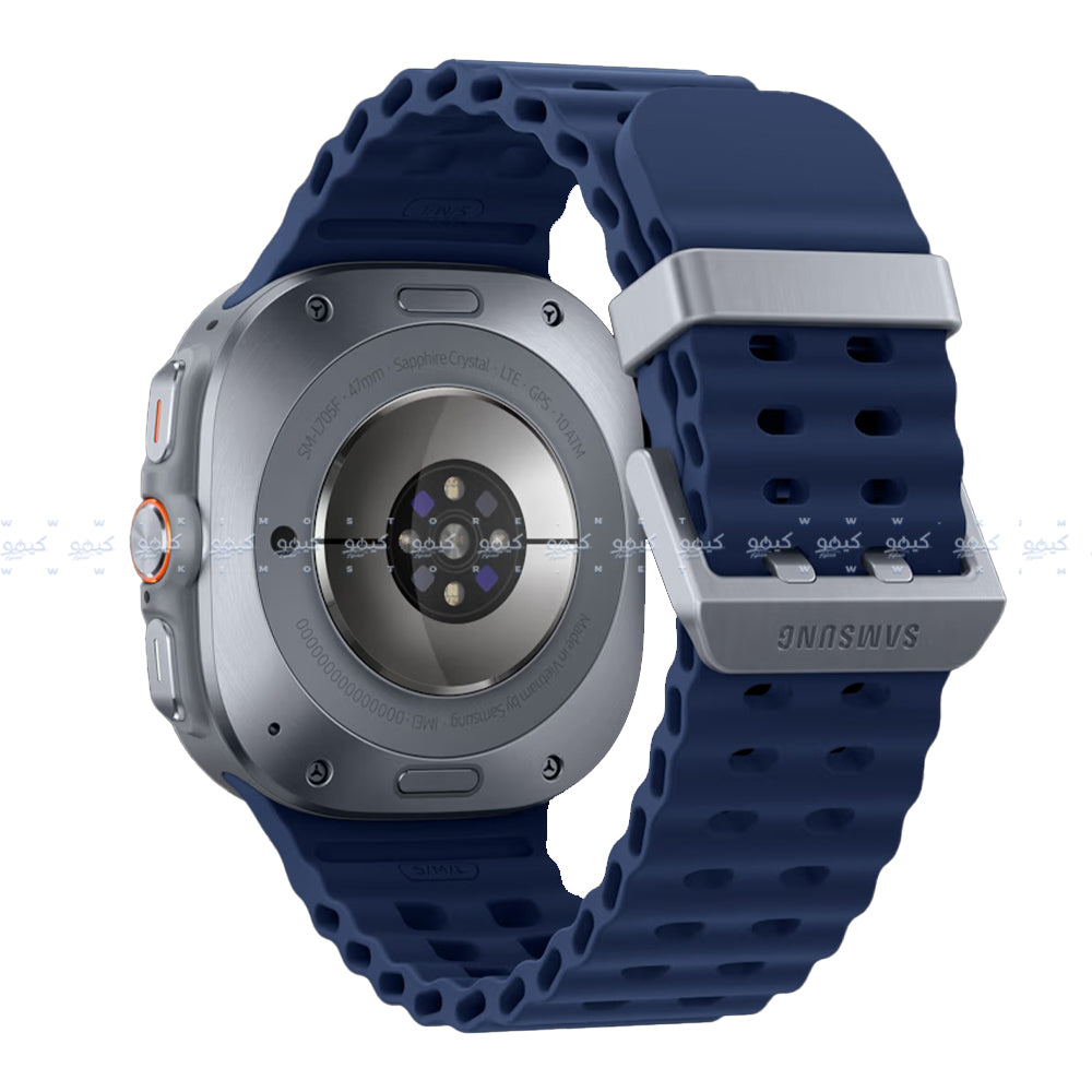 Samsung Galaxy Watch Ultra (2025) SM-L705F Smart Watch (47mm - GPS - LTE) Titanium Blue Case With Blue Strap