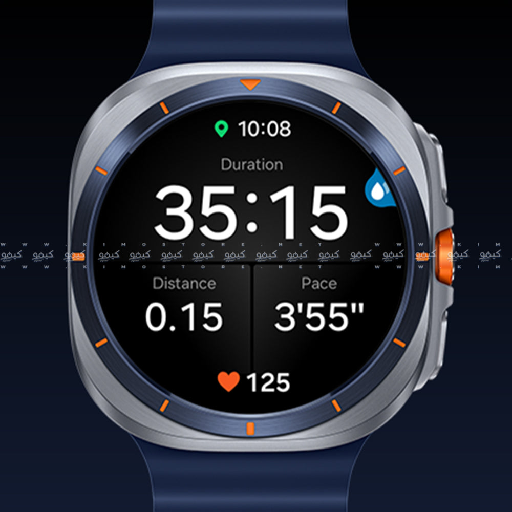 Samsung Galaxy Watch Ultra (2025) SM-L705F Smart Watch (47mm - GPS - LTE) Titanium Blue Case With Blue Strap