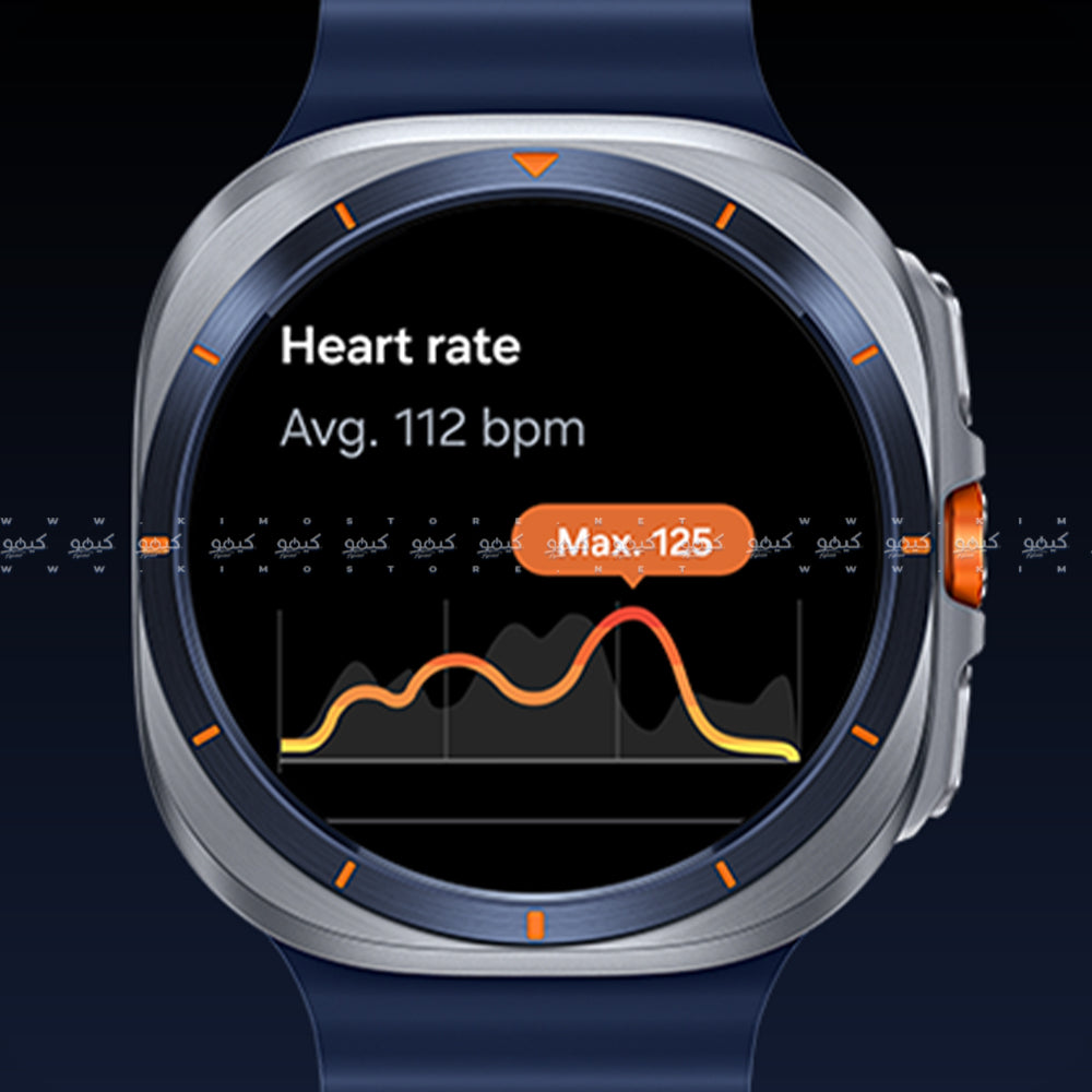 Samsung Galaxy Watch Ultra (2025) SM-L705F Smart Watch (47mm - GPS - LTE) Titanium Blue Case With Blue Strap