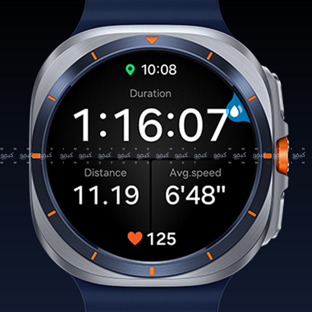 Samsung Galaxy Watch Ultra (2025) SM-L705F Smart Watch (47mm - GPS - LTE) Titanium Blue Case With Blue Strap