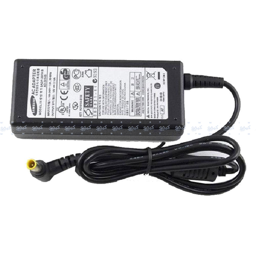 شاحن لاب توب سامسونج كرتون بوكس 14 فولت - 2.1 أمبير (6.5 مم × 4.4 مم)