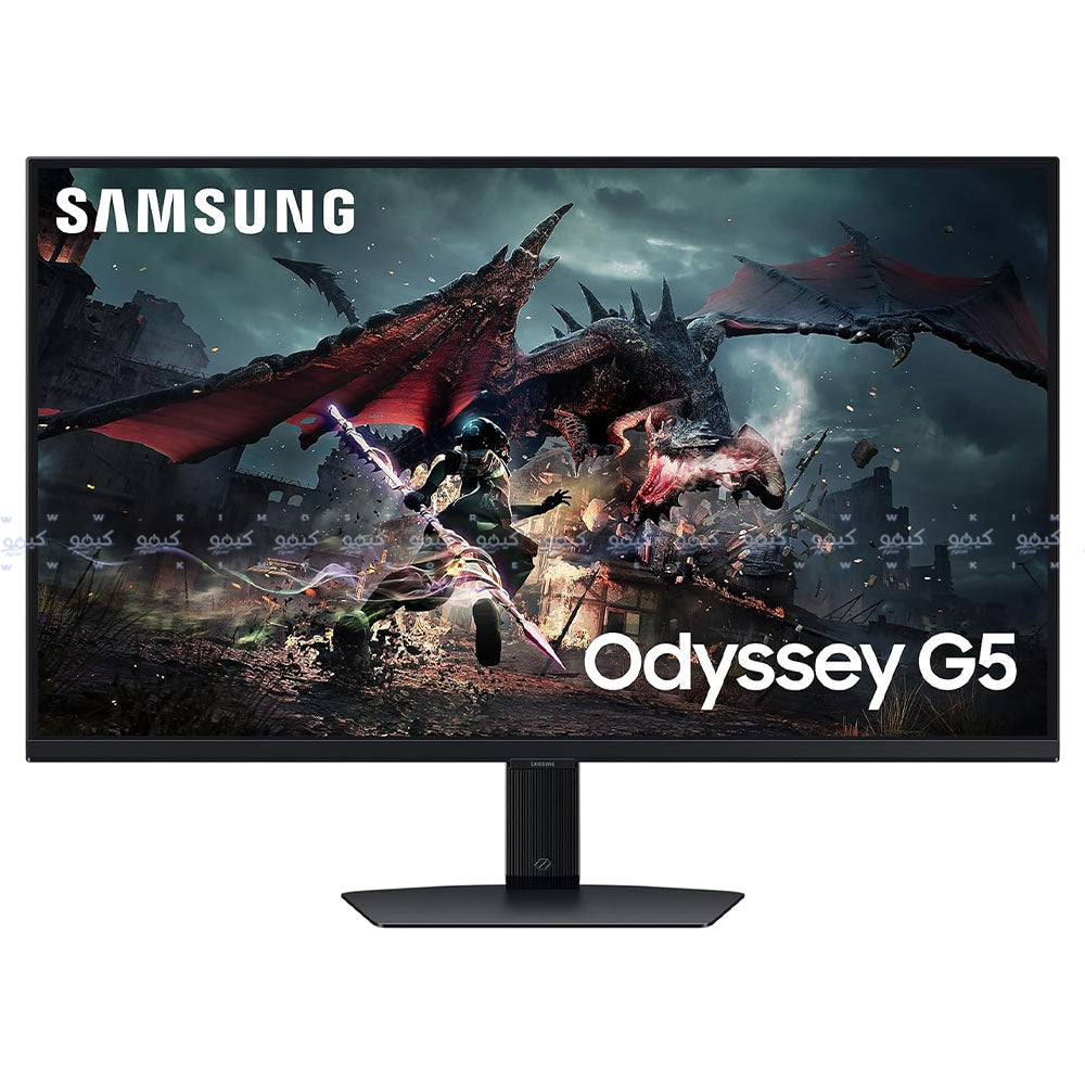 شاشة سامسونج جيمنج 27 بوصة 180 هرتز Odyssey G5 LS27DG502EUXEN IPS QHD