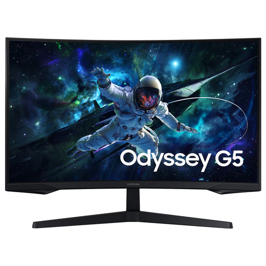 شاشة سامسونج جيمنج منحنية 32 بوصة 165 هرتز Odyssey G5 LS32CG552EMXEG VA QHD