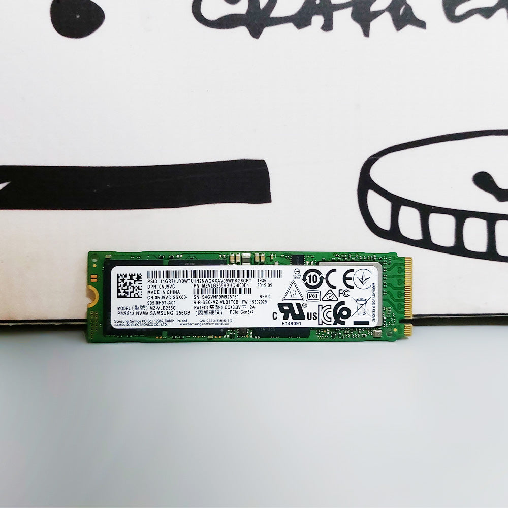 Samsung PM981a 256GB NVMe PCIe M.2 2280 SSD (Original Used)