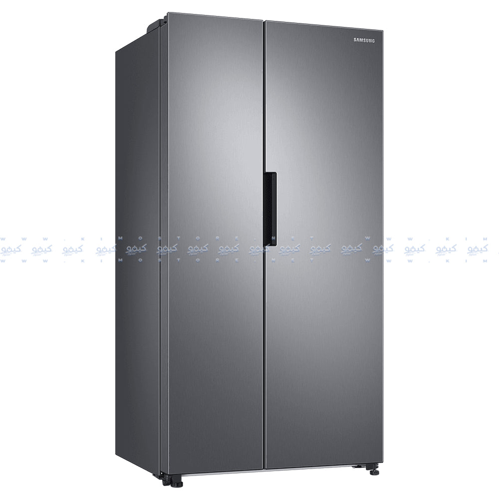 ثلاجة سامسونج نوفروست 2 باب 632 لتر RS66A8100S9 Side By Side - فضي