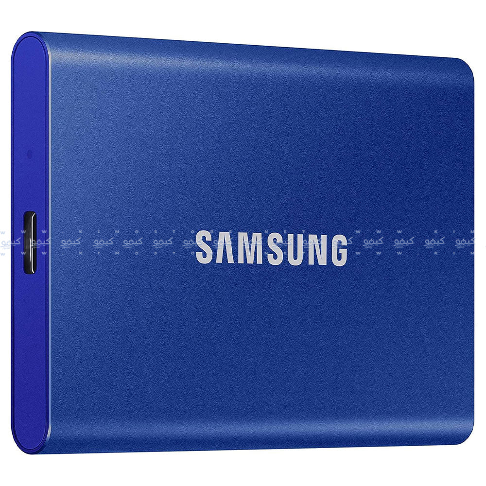 Samsung T7 1TB Portable External SSD Drive - Blue (Open Box)