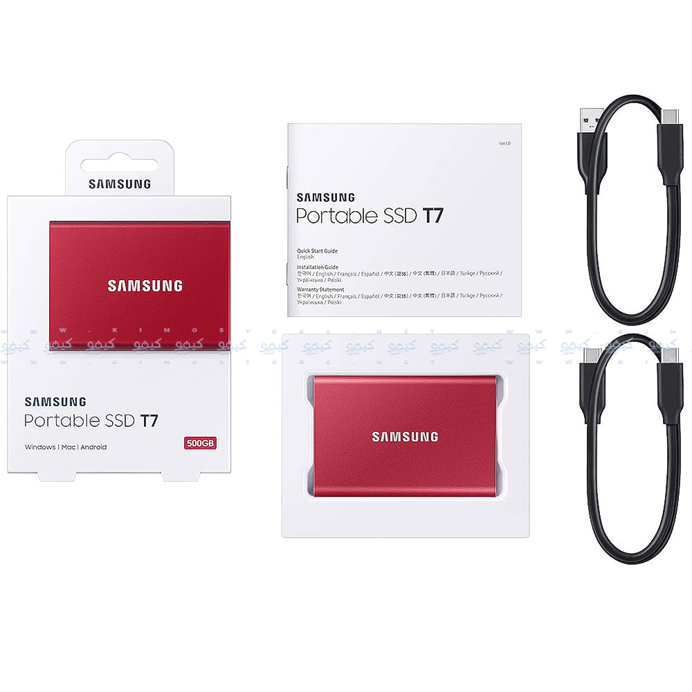 Samsung T7 500GB Portable External SSD Drive