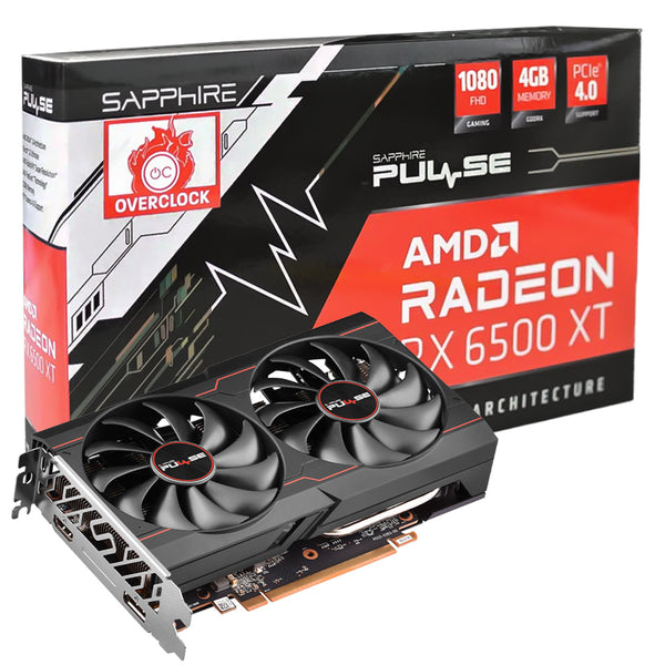 Sapphire Pulse AMD Radeon RX 6500 XT 4GB GDDR6 Graphics Card