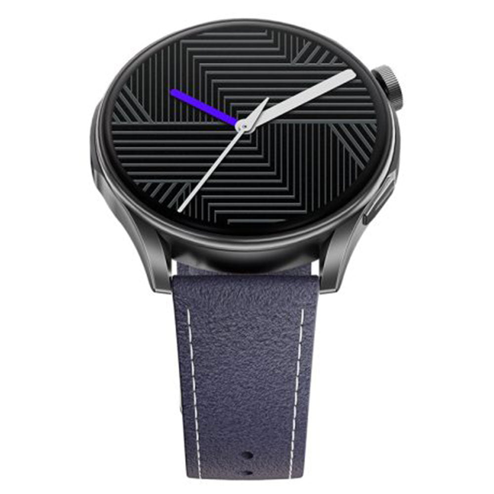 Scykei Civer Smart Watch Dark Blue Leather Strap
