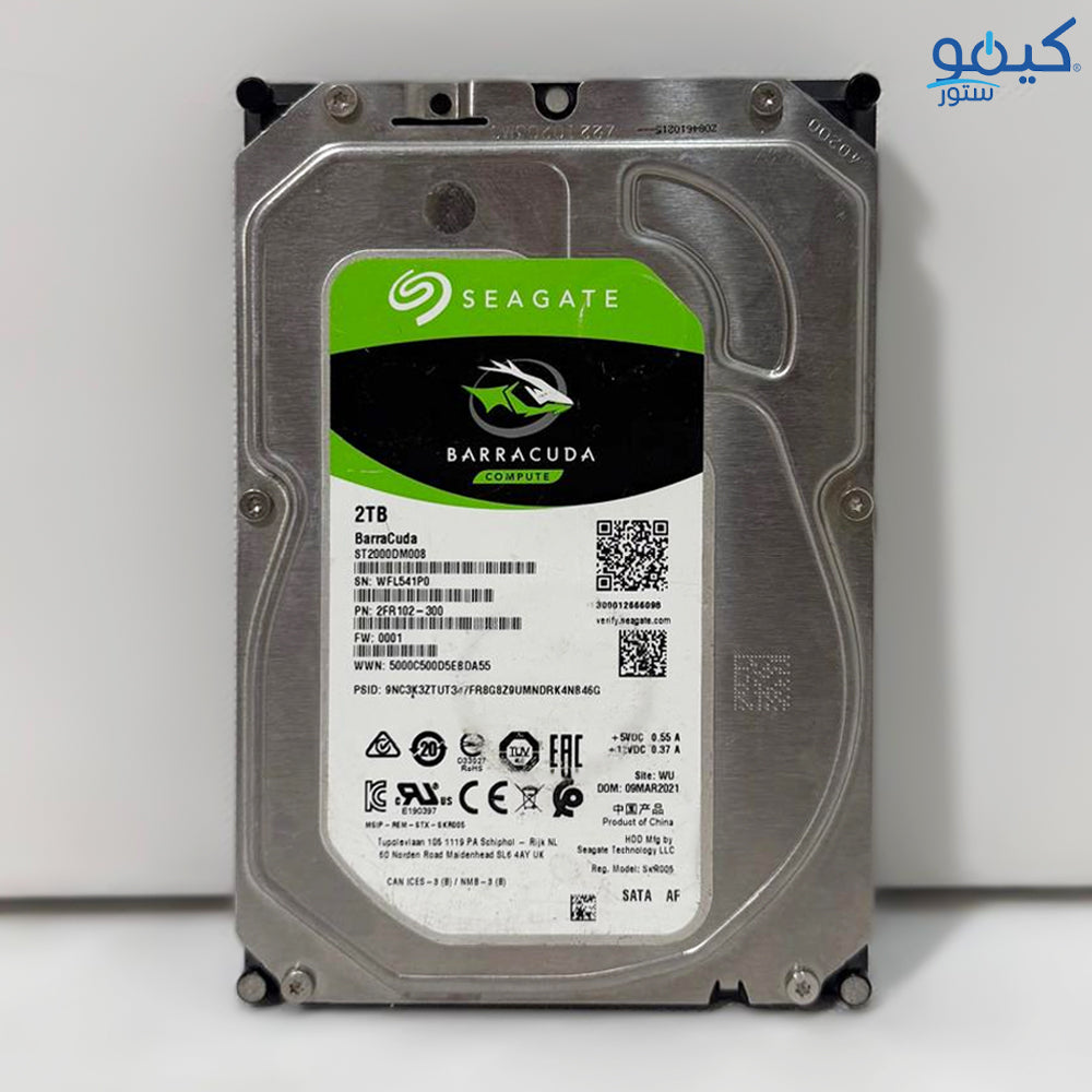 Seagate Barracuda 2TB 3.5 Inch Internal PC Hard Drive (Used)