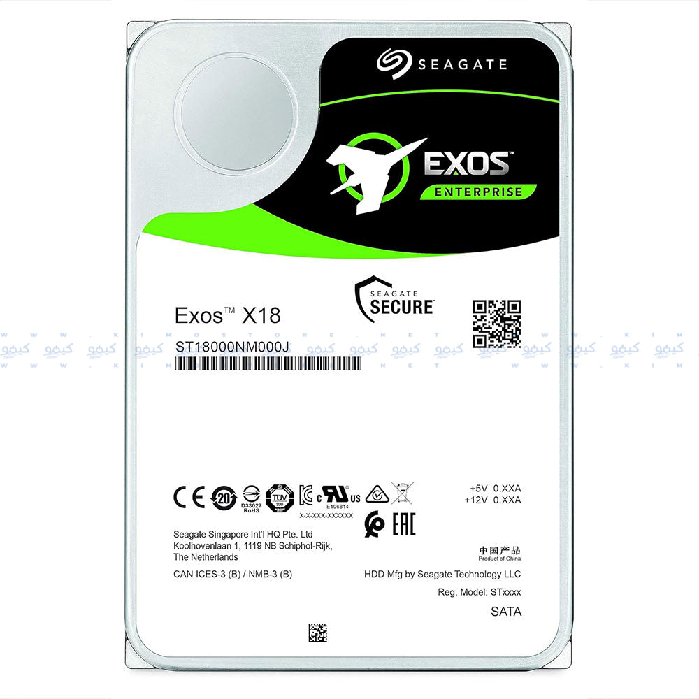 Seagate Enterprise Exos X18 16TB 3.5 Inch 
